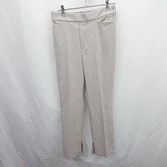 ◇ Φ LAUTREAMONT ロートレアモン シンプル系 スリムパンツ サイズ38 グレージュ系 レディース E  【1507160021610】