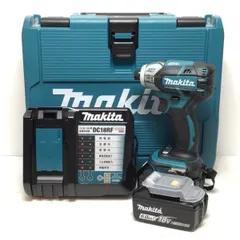 ΘΘMAKITA マキタ ソフトインパクトドライ 18v 未使用品(S) 付属品完備 1 TS141DRGX ブルーのサムネイル