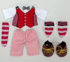 【中古】ぬいぐるみ チェシャ猫Ver.(グラナータ/黒崎蘭丸/ワインレッド) PRINCE CAT専用コスチューム 「うたの☆プリンスさまっ♪ Shining Masterpiece Show Lost Alice」