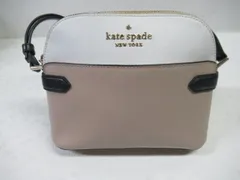 R339　kate spade　KATESPADE　ケイトスペード　ステイシー　ショルダーバッグ　レザー　ベージュ　ゴールド金具　WKR00643　中古　即購入　即購入大歓迎　女子　レディース　激安