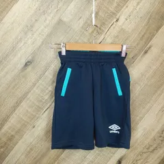 M1-01497【Kids】UMBRO(アンブロ) ハーフパンツ 男の子 (120) /紺 全体的に毛玉有 G