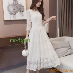 新品未使用 ロングドレス 白ワンピース 結婚式ドレス レディース マキシ丈ワンピース演奏会 イブニングドレス Aライン エンパイア パーティードレス 30代40代 大人オシャレ 