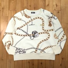 BAPE JEWELS 長袖スウェット Sサイズ a bathing ape crewneck エイプ ベイプ アベイシングエイプ