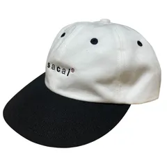 ［未使用］ SACAI WTAPS Cotton Twill Cap - OS WTAPS x sacai Cotton Twill Cap White Black One Size | eBay