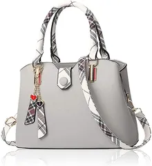 ノーブランド 母の日 ショルダーバッグ レディース 斜めがけバッグ 肩掛け ハンドバッグ 女性用 カバン( ライトグレー)