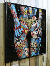 水晶パネル アートパネル      60×80cm