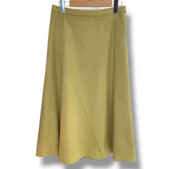 新品 未使用 タグ付き Reflect リフレクト フィッシュテールマーメイドスカート BC101-76403JJ 接触冷感 洗える Aライン ミモレ丈 大人女子 日本製 イエロー系 Lサイズ レディース 夏 ゴーゴー古着久喜倉庫店NO.名997