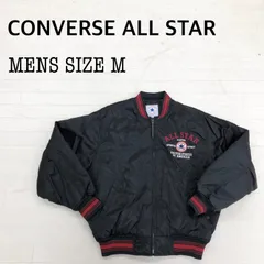 194〓 CONVERSE ALL STAR コンバース  オールスター ジャンパー メンズ ブラック レッド アウター ジャケット 裏地キルティング