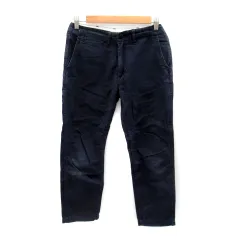 アーバンリサーチ ドアーズ URBAN RESEARCH DOORS クロップドパンツ チノパンツ 七分丈 無地 36 紺 ネイビー /SY21