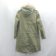 ◇ ⊇ Spick & Span NOBLE ライナー ファー取り外し可能 長袖 ミリタリーコート サイズ38 カーキ レディース E  【1504240020358】のサムネイル