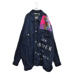 RAF SIMONS (ラフシモンズ) 18SS Oversized Denim Jacket 181-723 New Order ニューオーダーオーバーサイズデニムジャケット インディゴのサムネイル