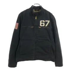 POLO JEANS ポロジーンズ ラルフローレン モーターサイクルジャケット ブラック(メンズ M)中古 古着 V1780