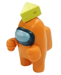 【中古】トレーディングフィギュア クルー(Cheese Hat) 「Among Us-アモングアス- ミニフィギュア シリーズ1」