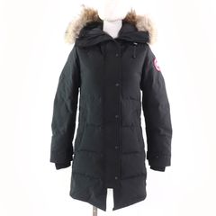 美品☆CANADA GOOSE カナダグース 2302JL MACKENZIE PARKA マッケンジーパーカ ファー・フード付 ダウンコート ブラック S 正規品 レディース