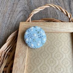 刺繍【ヘアゴム】【ポニーフック】【ブローチ】選べるパーツ　no.81