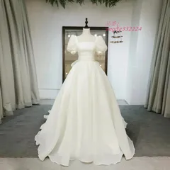 ウェディングドレス ウエディングドレス 二次会 結婚式 前撮り ブライダル プリンセスドレス ロングドレス プリンセスラインドレス 花嫁  zeg3z332224