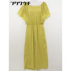 ◇ archives アルシーヴ レース 半袖 オールインワン イエロー レディース 【中古】 【1105190006210】のサムネイル