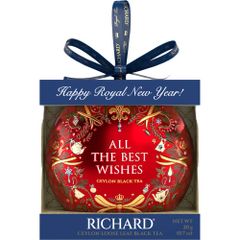 RICHARD "All The Best Wishes" 缶入り セイロン紅茶 （クリスマス・トイ型 ）20g
