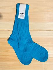 【新品・未使用】decka-Quality socks- ターコイズ25.0-28.0㎝