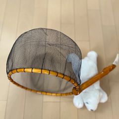 新作渓流タモAB級　吉田漁網3mm目手すき網付(径24クラス)No.72424AB