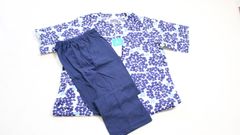 新品】ダックスDAKS 女性用春秋物シルケットプリントパジャマ(M) №B18