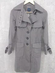 ◇ ◎ GAP ギャップ ベルト付き コート サイズXXS グレー系 レディース  【1002800811311】