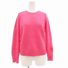 ユニクロ UNIQLO ×アニヤ ハインドマーチ ANYA HINDMARCH コラボ 24AW カシミヤクルーネックセーター ニット 長袖 プルオーバー L ピンク 251-473452 /GV