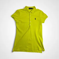POLO RALPH LAUREN ポロ ラルフローレン / ポロシャツ ポニー付 イエロー 5つボタン 参考定価：20,000程度 SIZE：S