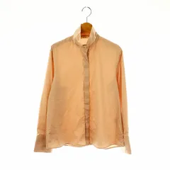 DES PRES - デプレ 23AW ソフトストレッチサテン ハイネックシャツ 長袖 F ピンク DES PRES（デ・プレ）の「ソフトストレッチサテン ハイネック