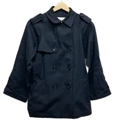 SLOBE IENA(スローブイエナ) ジャケット サイズ38 M レディース - ダークネイビー 長袖/ダブル/春/秋