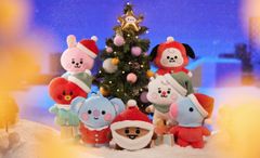 防弾少年団(BTS) - BT21 ホリデー スタンディングぬいぐるみ クリスマス オーナメント セット BT21 Little Friends シリーズ 11/8～発売(公式オンラインストア)