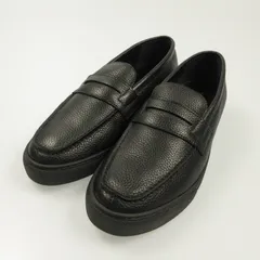 【姫路東店】 中古 EDIFICE | エディフィス ローファー ドレススニーカー コインローファー 310-4102-1-0 ブラック 【127】