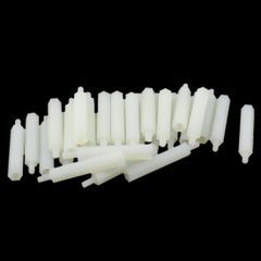新品 uxcell 六角スペーサー M3 30mm+ 6mm メスーオス ナイロン PCB 柱状 30個