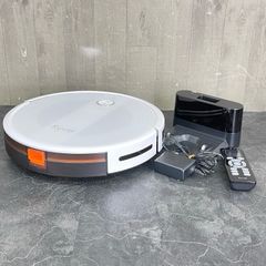 お掃除ロボット 【中古】 KYVOL キーボル E20 充電ベース付き2500Pa 強力吸引 超薄 畳 静音 自動充電 クリーナー ホワイト / 57912  / 57912