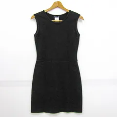 アニエスベー ワンピース タンクトップ 無地 トップス レディース 1サイズ ブラック系 agnes b. 【中古】