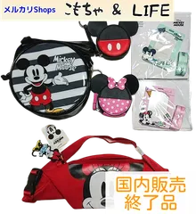 【国内販売終了品】ディズニー　ミッキー ＆ ミニー　バッグ他　６点　ペア セット