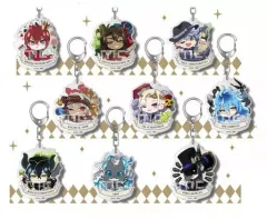 【中古】雑貨 全9種セット 「ディズニー ツイステッドワンダーランド キャラっとブーケ アクリルキーホルダーコレクション」