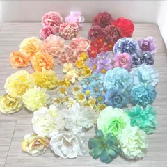 NO0326-01 造花 花材 パーツ ハンドメイド　バラ　小さい花　素材　アーティフィシャルフラワー　ショップ　安い　100均　かわいい　小花　ミニ　子供　髪飾り　作品　プリンセス　プレゼント