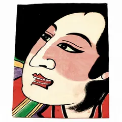 津軽凧 吉谷津山の大首武者絵（97cm×67cm） 津軽凧 吉谷津山の大首武者絵（97cm×67cm）
