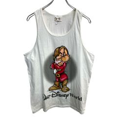 Walt Disney World キャラクター タンクトップ Mサイズ ディズニー 古着卸 アメリカ仕入 t2408-3769
