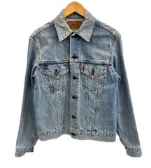 リーバイス Levi's 90's 90年代 70505-0244 デニムジャケット Gジャン トラッカージャケット 日本製 Vintage ヴィンテージ 38 ジャケット ブルー Mサイズ 101MT-4194