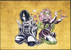 【中古】紙製品 伊黒小芭内＆甘露寺蜜璃 ミニチュア屏風 「WEBSHOPくじ 鬼滅の刃 柱稽古編 第六話『鬼殺隊最強』柱描き下ろしイラスト」 A賞