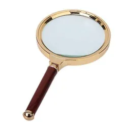 【新着商品】虫眼鏡 ルーぺ 拡大鏡 木製ハンドル 5倍率 マホガニーハンドル 90mm 読書用 Takelablaze 新聞 レンズ 記念品 敬老の日