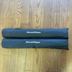 【中古】傷あり2個セット　モザンビーク（Mozambique）ロールテーブル キャンプ テーブル アウトドア 折りたたみ 軽量 アルミ製 ピクニック