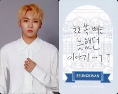【中古】コレクションカード(男性) SEVENTEEN/SEUNGKWAN(スングァン)/上半身・背景グレー/2018 SVT 2nd FAN MEETING＜SEVENTEEN in CARATLAND＞トレーディングカードB