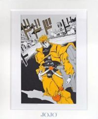 [중고] 원화 일러스트 보드 [조조의 기묘한 모험 Part3 스타 더스트 크루세이더스] DIO 아트 프레임 A