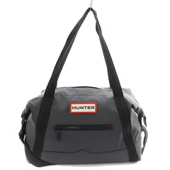 ハンター HUNTER NYLON TOPCLIP TOTE MIDI ナイロントップクリップトートミディアム 2WAY ハンドバッグ ショルダーバッグ ロゴ グレー 黒 ブラック UBS1201KBM /BB ■SH ■OF