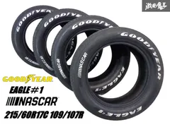 GOODYEAR215/60R17ナスカー2本19年製送料込みホワイ