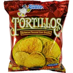 GRANNY GOOSE TORTILLOS BBQ FLAVOR 100g x4pc　/　トルティロス バーベキュー味スナックのサムネイル