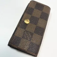 【送料無料】Louis Vuitton/ルイヴィトン/キーケース/ダミエ/ミュルティクレ/4連キーケース/ブラウン/中古品